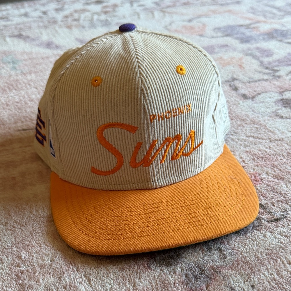New Era Phoenix Suns Hat - Cream and Orange